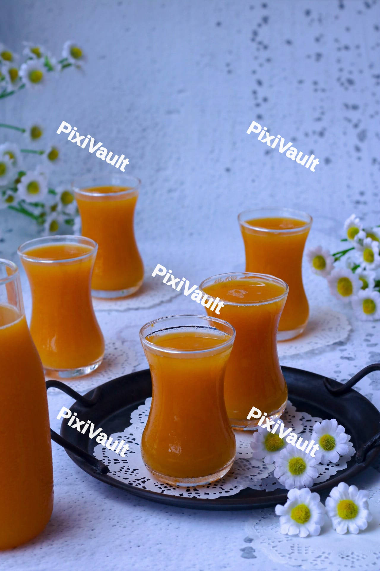 Glasses of orange Juice